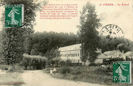 Fismes * Le Roland * Usine Industrie * Village Hameau * Vignette Au Dos : Grande Semaine Aviation 1909 Reims - Fismes