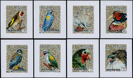 ** ARABIE SUD/E MANAMA - Poste - Michel 1040/47, 8 Mini-feuillets Non Dentelés: Oiseaux - Manama