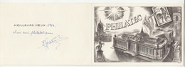 Philatec Gravure Decaris - New Year Greetings Card 1964 B211015 - Autres & Non Classés