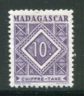 MADAGASCAR- Taxe Y&T N°31- Neuf Sans Gomme - Segnatasse