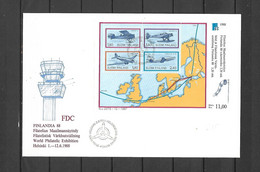 FINLANDIA - 1988 - FDC BF N. 4 USATO (CATALOGO UNIFICATO) - Used Stamps