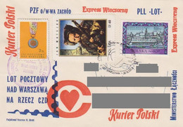 Poland Post - Airplane PSA.1973.war.C.01: Warszawa Children's Health Center - Posta Aerea