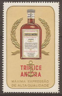 Portugal Vignette Publicitaire LICOR ANCORA Liqueur Ancre Cinderella Publicitary Anchor Liquor - Local Post Stamps