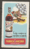 Portugal Vignette Publicitaire ANCORA Sirop De Groseille Ancre Cinderella Publicitary Anchor Red-currant Syrup - Local Post Stamps