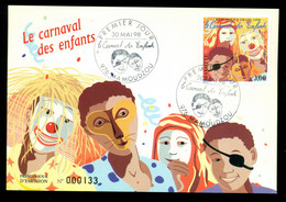 Mayotte 1998 Children's Festival Maxicard - Covers & Documents