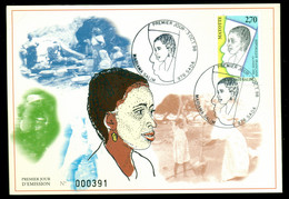 Mayotte 1998 Mariama Salim Maxicard - Cartas & Documentos