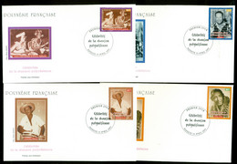 French Polynesia 2001 Polynesian Singers 4xFDC - Covers & Documents
