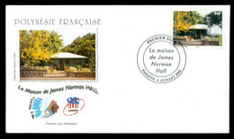 French Polynesia 2002 House Of James Norman Hill FDC - Brieven En Documenten