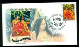 French Polynesia 2003 Polynesian Women FDC - Lettres & Documents