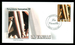 French Polynesia 2004 Vanilla FDC - Storia Postale
