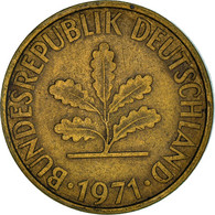 Monnaie, République Fédérale Allemande, 10 Pfennig, 1971, Stuttgart, TTB - 10 Pfennig