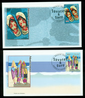 French Polynesia 2007 Beach Gear 2xFDC - Covers & Documents