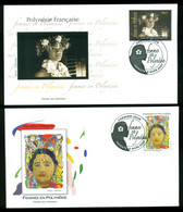 French Polynesia 2007 Polynesian Women 2xFDC - Lettres & Documents