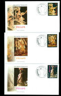 French Polynesia 2007 Heiva Festival 3xFDC - Covers & Documents