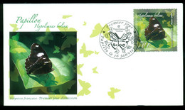 French Polynesia 2009 Insects, Butterflies FDC - Covers & Documents