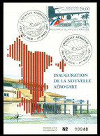 Mayotte 1997 Opening Of New Air Terminal Maxicard - Brieven En Documenten