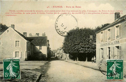 Fismes * La Porte De Reims  * Rue * Marchand De Vins CHAPRON - Fismes