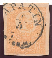 1871. 2kr Letter-card Cutout, APATIN/BÁCS M. - ...-1867 Voorfilatelie