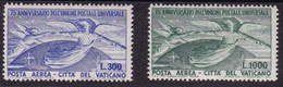 Vaticano 404 ** 1949 - 75° Anniversario U.P.U. N. 18/19. Cat. € 220,00 - Plaatfouten En Curiosa