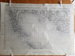 BAIE De QUIBERON - Carte IGN - Type 1889 Révisée En 1933 - Format 52 X 75 - Cartes Topographiques