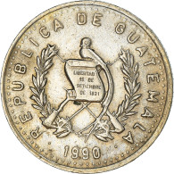 Monnaie, Guatemala, 5 Centavos, 1990, TTB, Copper-nickel, KM:276.4 - Guatemala