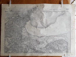 BAIE De CANCALE - Carte IGN - Type 1889 Révisée En 1933 - Format 52 X 75 - Cartes Topographiques