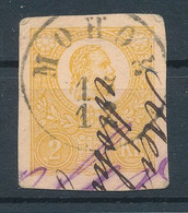 1871. 2kr Letter-card Cutout, MONOK - ...-1867 Prephilately