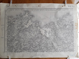 CÔTE D'ÉMERAUDE - Carte IGN - Type 1889 Révisée En 1928/1954 - Format 52 X 75 - Cartes Topographiques