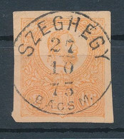 1871. 2kr Letter-card Cutout, SZEGHEGY/BACS M. - ...-1867 Prephilately