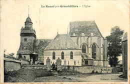 Le Hamel * Près Grandvilliers * Rue Et église Du Village - Autres & Non Classés