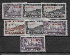 Sénégal N°189/195 - Neuf ** Sans Charnière - TB - Neufs