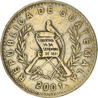 Monnaie, Guatemala, Quetzal, 2001, TTB, Nickel-brass, KM:284 - Guatemala