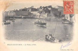 CPA 56 BELLE ILE EN MER LE PALAIS LE PORT - Belle Ile En Mer