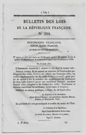 Bulletin Des Lois 384 1851 Bac De Menesplet/Rectification De Route Saint-Etienne-la Talandière, Le Bourdaric-la Loubière - Decreti & Leggi