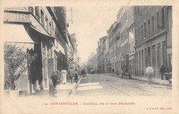 CPA 69 LYON SAINT CLAIR GRANDE RUE COTE DU COURS D'HERBEUVILLE - Sonstige & Ohne Zuordnung