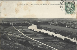 78   Limay  - Vue Generale  Avec Mantes De L'autre Cote De La Seine - Limay