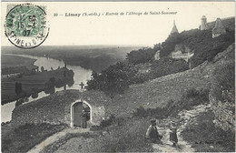 78   Limay  -   Entree De L'abbaye  De Saint Sauveur - Limay