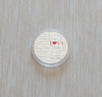 USA - ‘Love' - Silver Plated Commemorative Coin - NEW - Altri – America