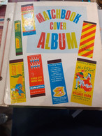 Album Matchbook Cover Album Avec 198 Boites Differentes Années 1960 - Boites D'allumettes