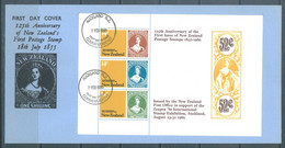 NZ - FDC - 7.2.1980 -   COMMEMORATIVE ISSUE FROM AUCKLAND- Yv BLOC 44 Mi BLOCK 4 - Lot 23888 - FDC