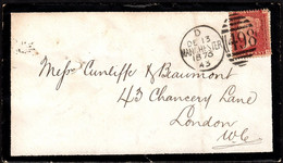 1876 Gran Bretagna, Lettera Per Londra - Brieven En Documenten