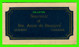 STE ANNE DE BEAUPRÉ, QUÉBEC - SOUVENIR OF STE ANNE DE BEAUPRÉ - 10 CARDS - DIMENSION 9.5 X 17.5 Cm - PHOTOGELARINE - - Ste. Anne De Beaupré