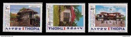 (377) Ethiopia / Ethiopie  Historic Buildings / Edifices / Gebäude / 1997  ** / Mnh  Michel 1572-74 - Etiopia