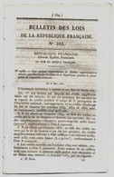 Bulletin Des Lois 388 1851 Composition Du Conseil De Prud'hommes De Caen/Soeurs De Saint-Sauveur-le-Vicomte (Manche) - Decreti & Leggi