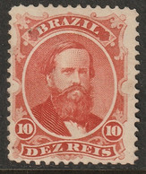 Brazil 1866 Sc 53 Mi 23 Yt 23 MH* Partial Gum - Neufs