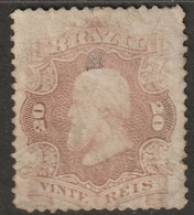 Brazil 1866 Sc 54 Mi 24 Yt 24 MH* Stained/disturbed Gum - Ungebraucht