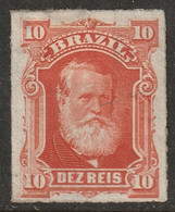 Brazil 1878 Sc 68 Mi 38 Yt 37 MH* Partial Gum - Unused Stamps