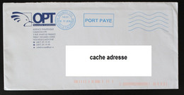 Nouvelle Caledonie - Flamme Muette 5 Lignes Ondulées - Port Payé - 2014 - Cartas & Documentos