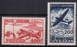 FEZZAN - POSTE AERIENNE - YVERT N° 4/5 * MLH - COTE 2022 = 20 EUR - Unused Stamps