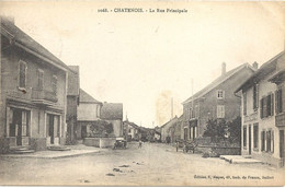 CPA Châtenois La Rue Principale - Châtenois-les-Forges